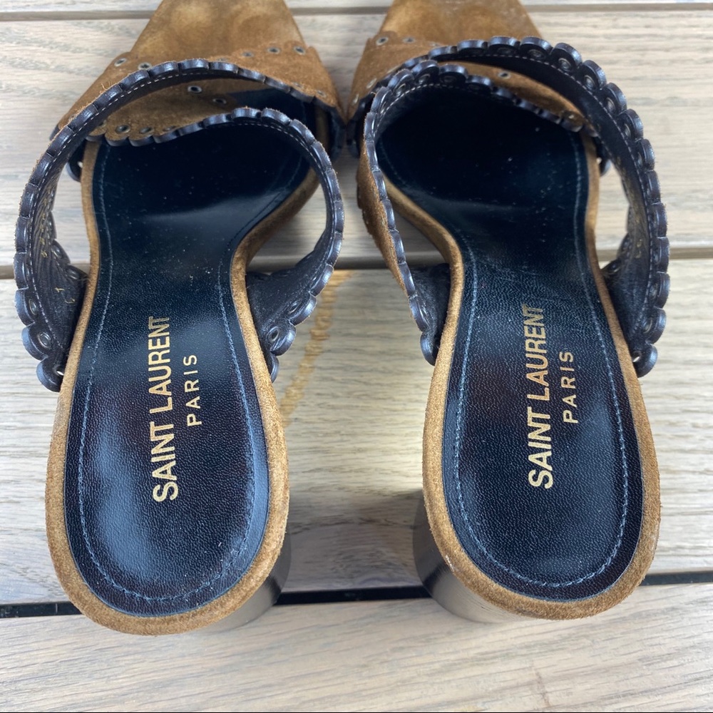 Saint Laurent crisscross sandals - Picture 10 of 15